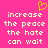 A static pixel art image with a bright pink background, featuring yellow heart symbol and repeated white text.