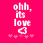Pixelated text and symbols on a bright pink background with animated heart and star elements.