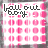 Pixelated icon with pink circular patterns and text 'roll out boy' at top, displaying 'NUFF SAID.' in bottom