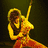 six pixelated images showing a person in yellow and red clothing playing guitar, with text labels "Eddie," "Van," and "Halen" visible