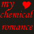 A static contact sheet of 19 animated frames showing repeated red text and heart symbols on a dark background, with visible pixelation and partial text truncation in some frames.