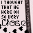Pixelated text and symbols on a light background with vertical dark stripes, showing animation changes in the lower-left corner.
