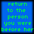 Four identical blue square with green pixelated text reading 'return to the person you were before her' arranged in a