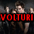 A pixelated image of a group of people with overlaid text reading "VOLTURI" and "scarier than you since 988 BC.".