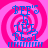 Blue text reading "BFF'S IS THE BEST" on a pink spiral background with blue horizontal lines at the bottom.