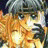 A pixelated contact sheet showing two frames of an animated buddy icon featuring a character from Kamikaze Kaitou Jeanne with orange hair and gray bangs, alongside text reading "Anime IM" and "com" on a black background.