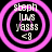 Four identical circular icons with pink concentric rings and white text on black background, each displaying "steph lms yasss <8".
