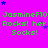 A bright pink background with repeated green text reading "JasmineF10 Rocks! her Socks!" and scattered blue stars.