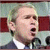 A 50x50 pixel animated contact sheet showing two side-by-side frames of a person speaking into a microphone and a chimpanzee with an open mouth, both in low-resolution pixelated style.