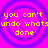 A static image with a bright pink background and four purple concentric circles arranged in a , each containing yellow pixelated text reading "you can't undo whats done"