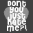 Pixelated text 'Dont you just hate me?!' over a gray heart on dark background, with visible animation changes across frames.