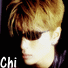 A 4-frame contact sheet of a person with styled blonde hair and dark sunglasses, each frame showing slight variations in text placement and background elements.