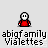 Pixelated character in red outfit with white head performing various poses including standing, bending, and raising arms on gray background.