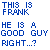 Blue pixelated text on white background forms a dense wordwall with phrases about 'Frank' and political topics, including references to voting for Democrats, war, Alaska drilling, CIA tapping phones, and gender roles.