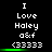 Pixelated text displays 'I Love Haley a&f (3333)' with a green underline, showing animation where the underline's brightness shifts across observations.