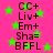A static image with a bright pink background featuring scattered green stars and repeated text elements in dark brown.