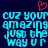 Pixelated cyan text on dark blue background with red heart symbol above, repeated in two identical sections.