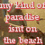A four- animated image with text overlays and a character's changing pose against beach and dark backgrounds
