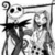 A black-and-white animated icon shows a cartoon character with large eyes and a spiral curl, holding a dark object while standing under a horizontal bar.