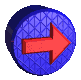 circular blue icons with red and yellow arrows, each arrow changing color across frames