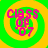 Green and yellow spiral background with pink text reading "CLASS OF '07" in four quadrants, one quadrant grayed out.
