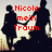 Silhouetted couple holding hands against a light background with red text reading "Nicole mein Traum" and "I will always Love you and you will always be in my Heart".
