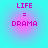 Four identical pixelated text arranged in a on a cyan background with pink gradient halos
