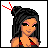 Animated contact sheet of a pixel art character in various poses and outfits with text frames, displayed as 15 sampled frames arranged in a 4x4 grid.