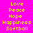 A static image displays a of text words on a bright pink background with alternating orange and pink