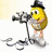 Four distinct yellow cartoon characters in pixelated style, each with unique accessories and poses against white background.