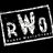 Black background with three white rectangular frames containing 'RWO' text and a small figure, one frame partially obscured by gray area.