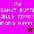 Pixelated text and star icons on split background colors with repeated phrases.