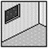 Pixelated grayscale icon shows a tilted dark rectangular shape on light background with diagonal line and vertical bar.