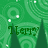 Green pixelated background with circular patterns and white dots, featuring dark green tree shapes and partially visible text reading 'Merry Christmas' in a stylized font.