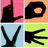Four distinct black silhouette icons arranged in a 2x2 grid on colored backgrounds: top-left pink, top-right orange, bottom-left light blue, bottom-right lime green.