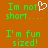 Green pixelated text on orange background reads "Im not short... I'm fun sized!" with a white heart symbol replacing the 'o' in "not".