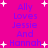 A static image with a bright pink background displays repeated text in purple and white stars.