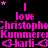 Pink text and star symbols repeat in a pattern on black background with gray rectangle at bottom-right