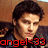 A pixelated image of a person with dark hair and a dark shirt, with text at the bottom reading "angel<33" in red and "angel" in white.