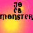 Pixelated text and numbers on a pink-yellow gradient background with four identical sections arranged in a