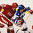 A 3x3 contact sheet of animated frames from a Miracle-themed buddy icon showing hockey players, stars, and text elements in various color schemes.
