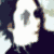 A pixelated animated sequence shows a figure with dark hair and white clothing against a light background, transitioning from a side profile to a front-facing pose.