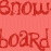 A 4x4 contact sheet of red snowboarding and skiing animation frames on a coral background with repeated text at the top.