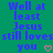 Green background with blue pixelated text reading "Well at least Jesus still loves you" and two pink heart symbols.