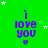 Green background with repeated purple text 'i love you' and small purple hearts, scattered white and light green stars, static image with no visible animation changes.