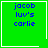 Green square icon with blue pixelated text "jacob luv's carlie" and white border; one variant includes a small white heart symbol in the bottom-right corner, another adds a white starburst symbol there.