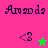 A split-screen animation shows two identical text blocks with a heart symbol and star symbol changing between frames on a pink and green background.