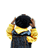 Animated contact sheet showing a character with an afro hairstyle adjusting his hair across multiple frames, paired with green and yellow "MILES THIRST .COM" text blocks below each frame.