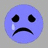 A blue sad emoji with a single tear on a gray background, alongside a group of people in white outfits with text reading "Backstreet Boys".