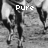 Black-and-white pixelated animation of a horse's legs in motion with overlaid text labels.